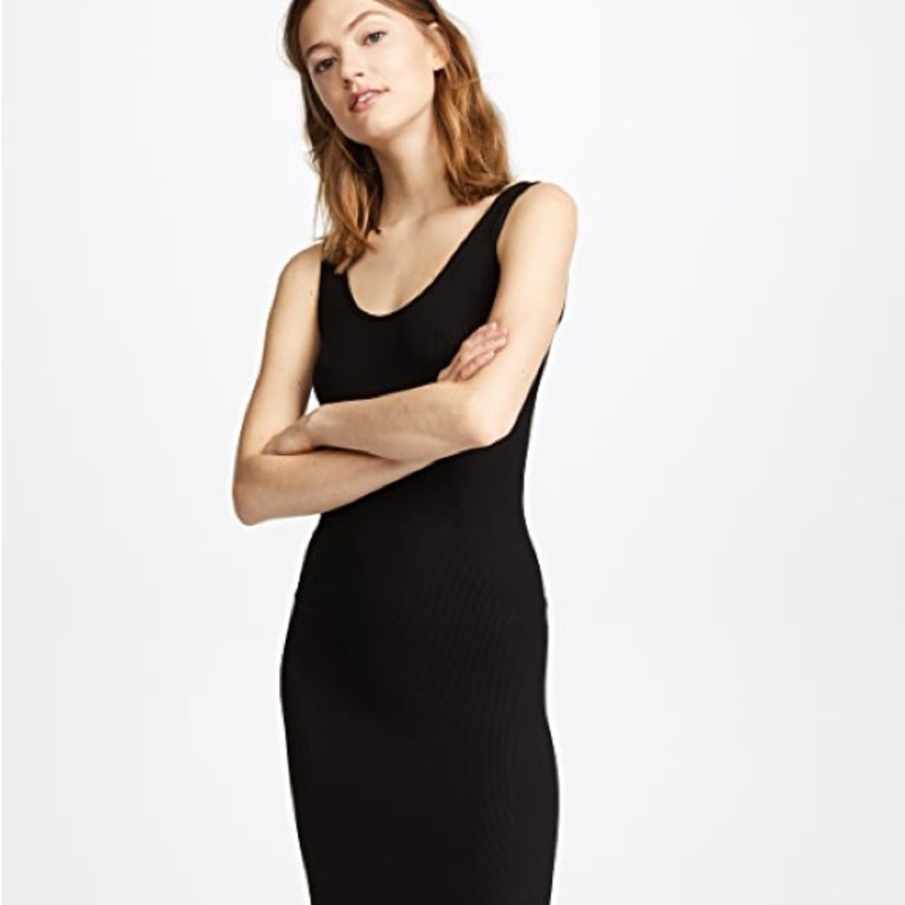 Smart Set Black Medium Ribbed Tank Dress - Picture 2 of 5